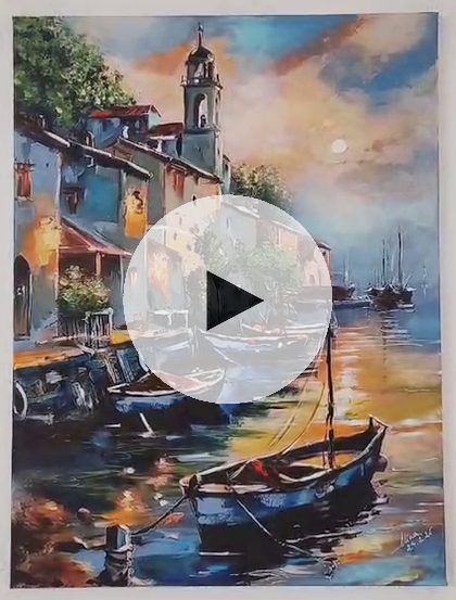 ArteDiAlina.com painting: Far Sun